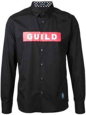 Рубашка с принтом-логотипом Guild Prime. Цвет: чёрный