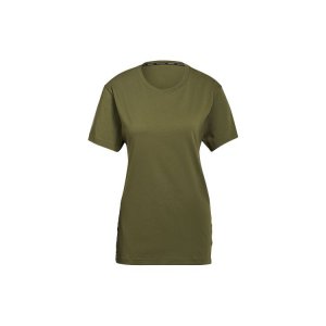 Training Split Hem Short Sleeve T-Shirt Women Tops Green GK6255 Adidas