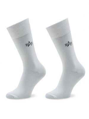 Комплект из 3 высоких мужских носков , белый Alpha Industries
