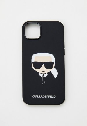 Чехол для iPhone Karl Lagerfeld 14 Plus. Цвет: черный
