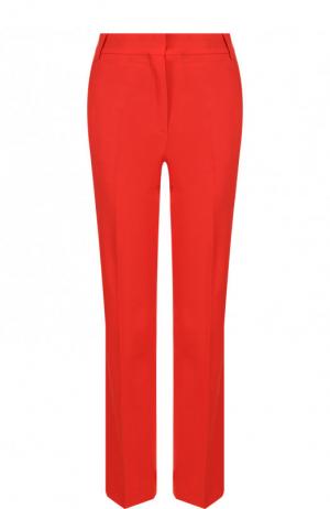 Укороченные расклешенные брюки из шерсти Rag&Bone. Цвет: красный
