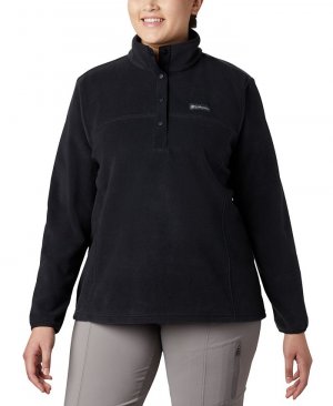 Куртка больших размеров Benton Springs с воротником-стойкой и контрастной отделкой, черный Columbia