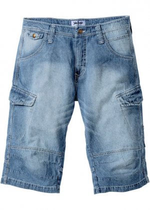 Джинсы длинные шорты свободного кроя , синий John Baner Jeanswear