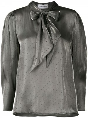 Блузка Stella с эффектом металлик Three Floor. Цвет: серый