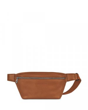 Ле Фулон&;eacute; Кожаная поясная сумка , цвет Brown Longchamp