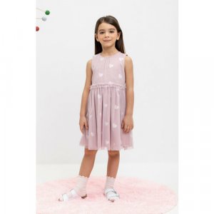 Платье, размер 110/56/52, розовый crockid. Цвет: розовый