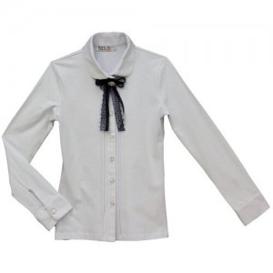Школьная блуза , размер 146, белый BADI JUNIOR. Цвет: белый