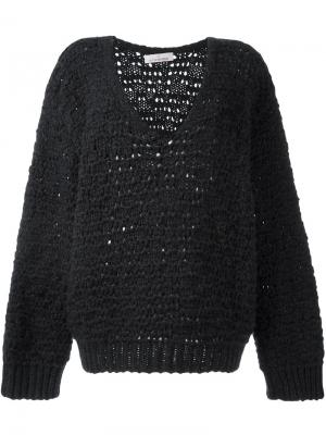 Свободный свитер A.F.Vandevorst. Цвет: серый