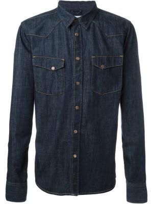 Джинсовая рубашка Jonis Triton Nudie Jeans Co. Цвет: синий