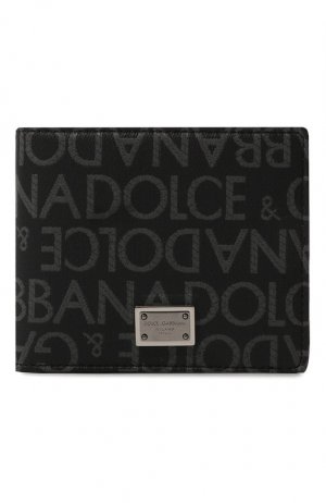 Портмоне Dolce & Gabbana. Цвет: серый