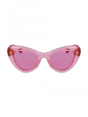 Солнцезащитные очки «кошачий глаз» Daisy 50 мм , розовый Lanvin