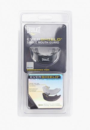 Капа Everlast Evershield Single Mouthguard. Цвет: черный