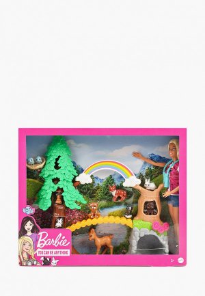 Набор игровой Barbie Barbie®  Кукла Барби Исследователь дикой природы с животными и акс. Цвет: разноцветный