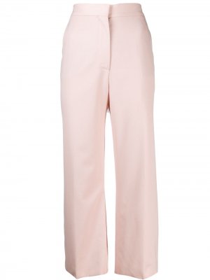 Укороченные брюки прямого кроя Stella McCartney. Цвет: розовый