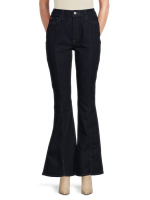 Расклешенные джинсы Heidi с высокой посадкой , индиго Hudson