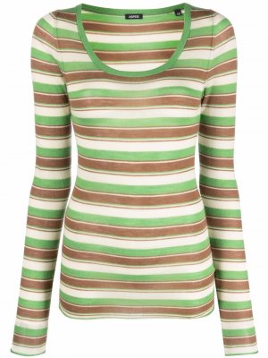 Cashmere striped jumper ASPESI. Цвет: коричневый