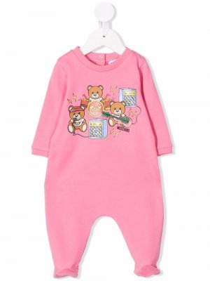 Пижама Toy Bear Moschino Kids. Цвет: розовый