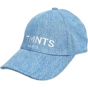 Джинсовая кепка с вышивкой логотипа VTMNTS