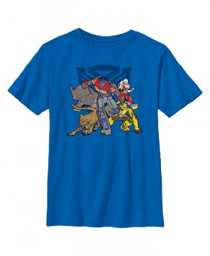 Детская футболка с логотипом команды Transformers: Rise of the Beasts для мальчиков , синий Hasbro
