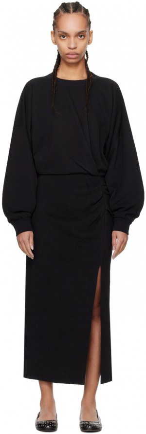 Черное платье макси Salomon Isabel Marant Etoile Étoile