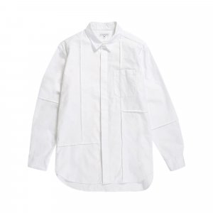Комбинированная рубашка с коротким воротником , цвет Белый Engineered Garments