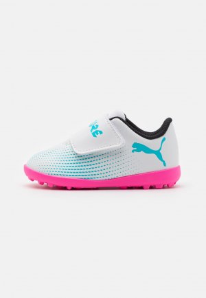 Бутсы с шипами Future 7 Play Tt Unisex Puma, цвет white/black/poison pink PUMA