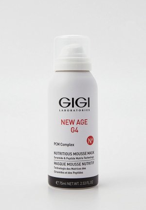 Маска для лица Gigi New Age G4 Mousse Mask / мусс экспресс увлажнение, 75 мл. Цвет: прозрачный