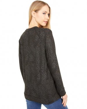 Пуловер Printed Favorite Raglan Crew Maternity Pullover, цвет Black Wild Cat Beyond Yoga