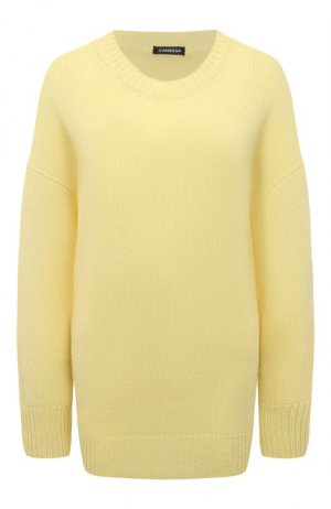 Кашемировый пуловер Canessa. Цвет: жёлтый