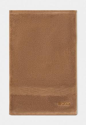 Полотенце Boss 40x60. Цвет: коричневый