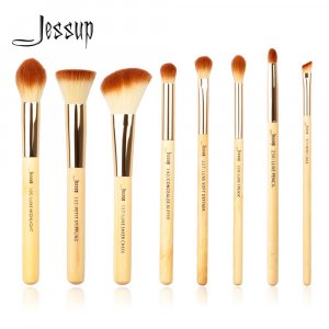 Набор профессиональных кистей для макияжа, 8 шт (Bamboo) Jessup