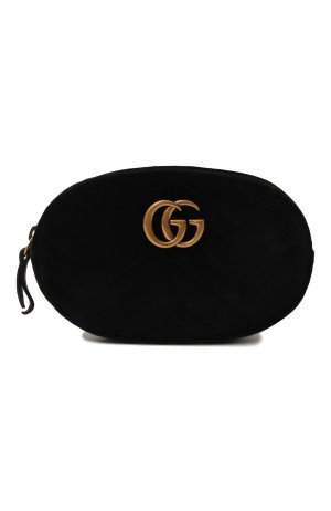 Поясная сумка GG Marmont Gucci. Цвет: чёрный