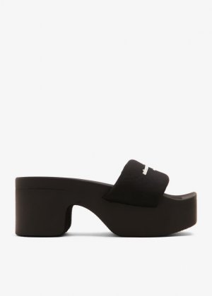 Шлепанцы AW Platform, черный Alexander Wang