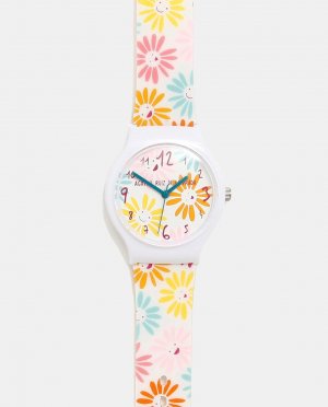 Женские часы Flip с разноцветными ромашками Agatha Ruiz de la Prada, мультиколор Prada