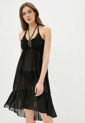 Платье пляжное Relax Mode. Цвет: черный