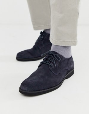Темно-синие кожаные туфли на шнуровке -Темно-синий Timberland