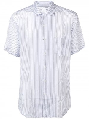 Полосатая рубашка с короткими рукавами Comme Des Garçons Shirt. Цвет: белый
