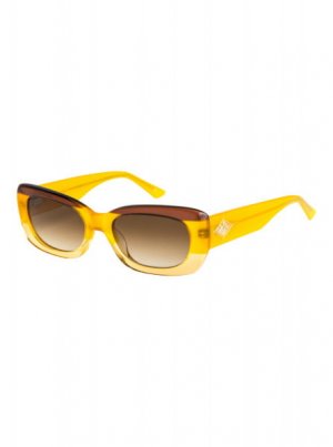 Женские солнцезащитные очки Retro Resort QUIKSILVER. Цвет: желтый
