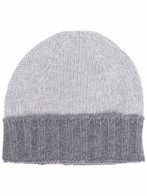 Кашемировая шапка бини Barba. Цвет: серый