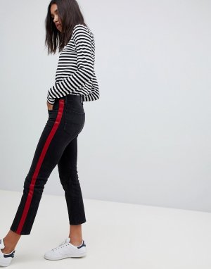 Прямые джинсы с полосками по бокам Polo Ralph Lauren. Цвет: черный