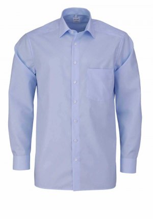 Рубашка на пуговицах стандартного кроя, синий OLYMP
