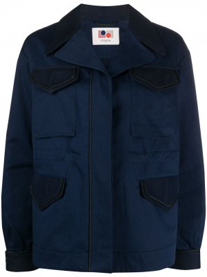 Однобортная куртка Ports 1961. Цвет: синий