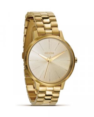 Часы Kensington с золотым браслетом, 36,5 мм , цвет Gold Nixon