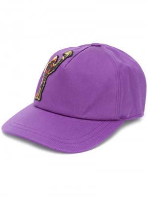 Бейсбольная кепка с аппликацией Etro. Цвет: фиолетовый