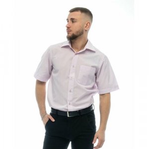 Рубашка , размер 54RU/XL/170-178/43 ворот, розовый Imperator. Цвет: розовый