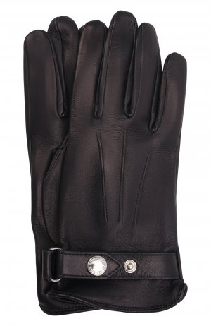 Кожаные перчатки Alexander McQueen. Цвет: синий
