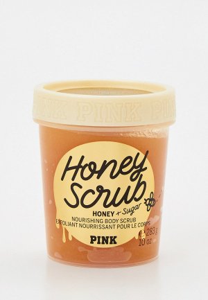 Скраб для тела Victorias Secret Victoria's питательный, с медом и сахаром Honey Scrub серии PINK, 283 г. Цвет: прозрачный
