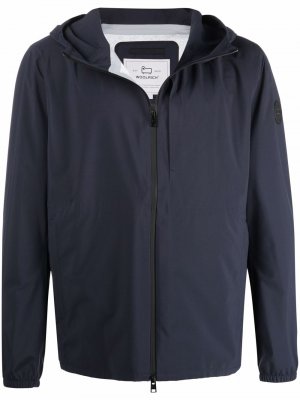 Zipped hooded jacket Woolrich. Цвет: синий