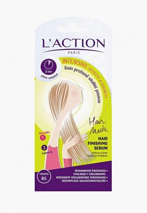 Маска для волос LAction L'Action интенсивного восстанавления, 15 мл + Сыворотка 3,5. Цвет: прозрачный