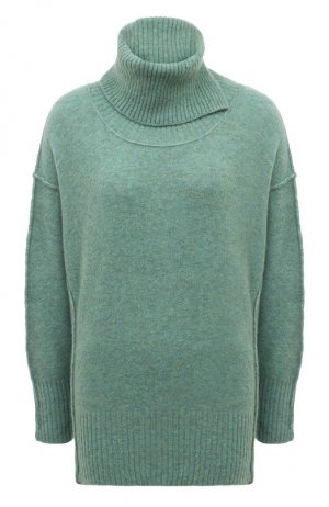 Шерстяной свитер Isabel Benenato. Цвет: зелёный